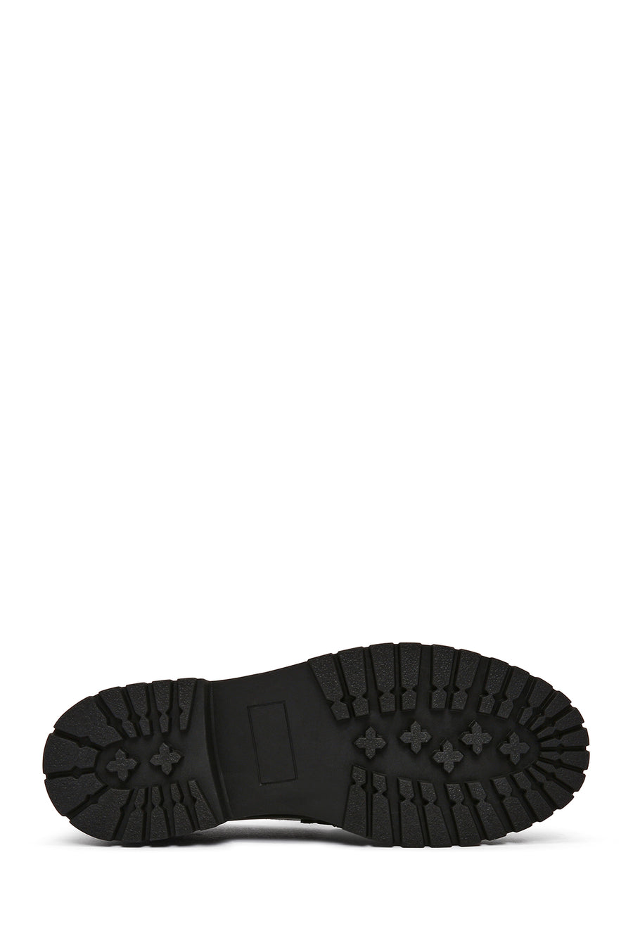 Women's Black Buckle Detailed Thick-Soled Leather Masculine Loafer