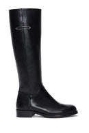 Woman Black Zippered Casual Boots | Derimod
