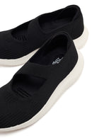 Derimod Zero Women's Black Thick-Soled Fabric Shoes | Derimod