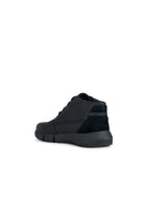 Geox Men's Black Adacter H Lace-up Leather Sneaker Boots | Derimod