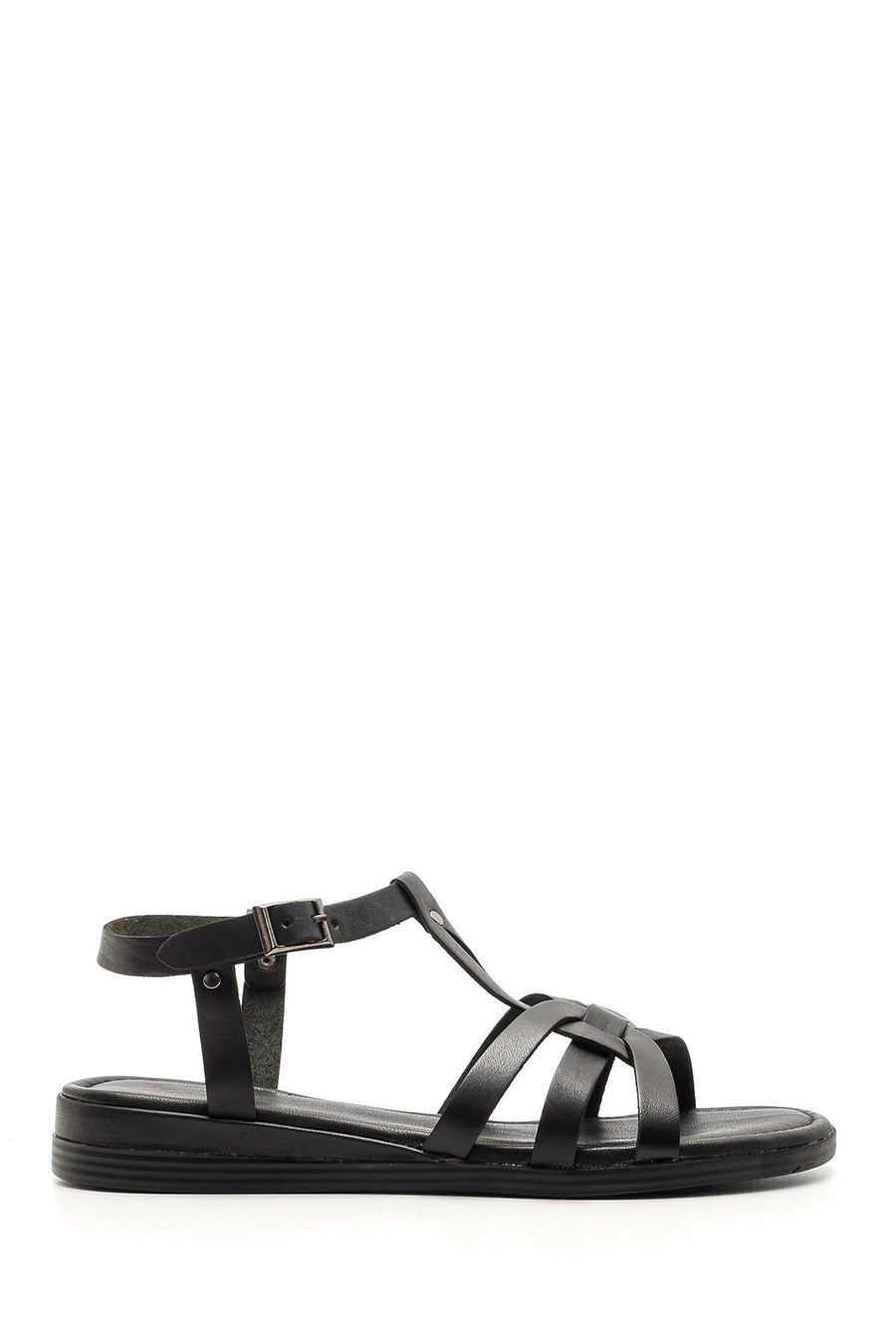 Women's Leather Sandals 19SFD168018 | Derimod