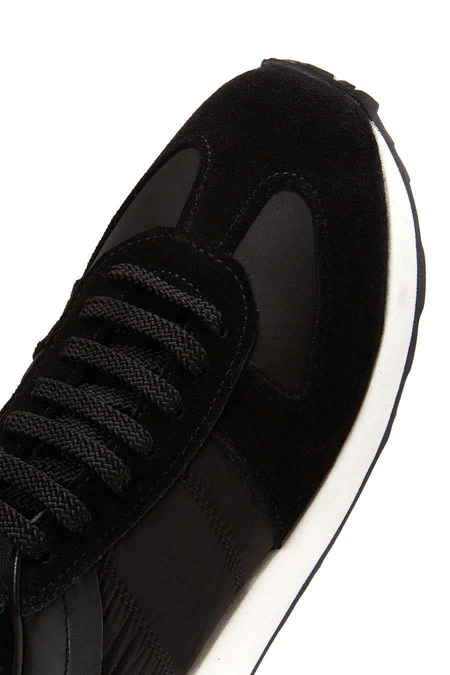 Men's Black Suede Detailed Sneaker