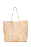 Woman Yellow Printed Shoulder Bag | Derimod
