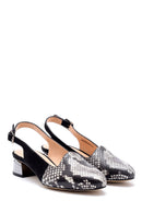 Women's Snakeskin Detailed Shoes | Derimod