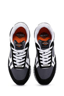 Harley Davidson Kadın Chevelle Siyah Süet Detaylı Sneaker | Derimod
