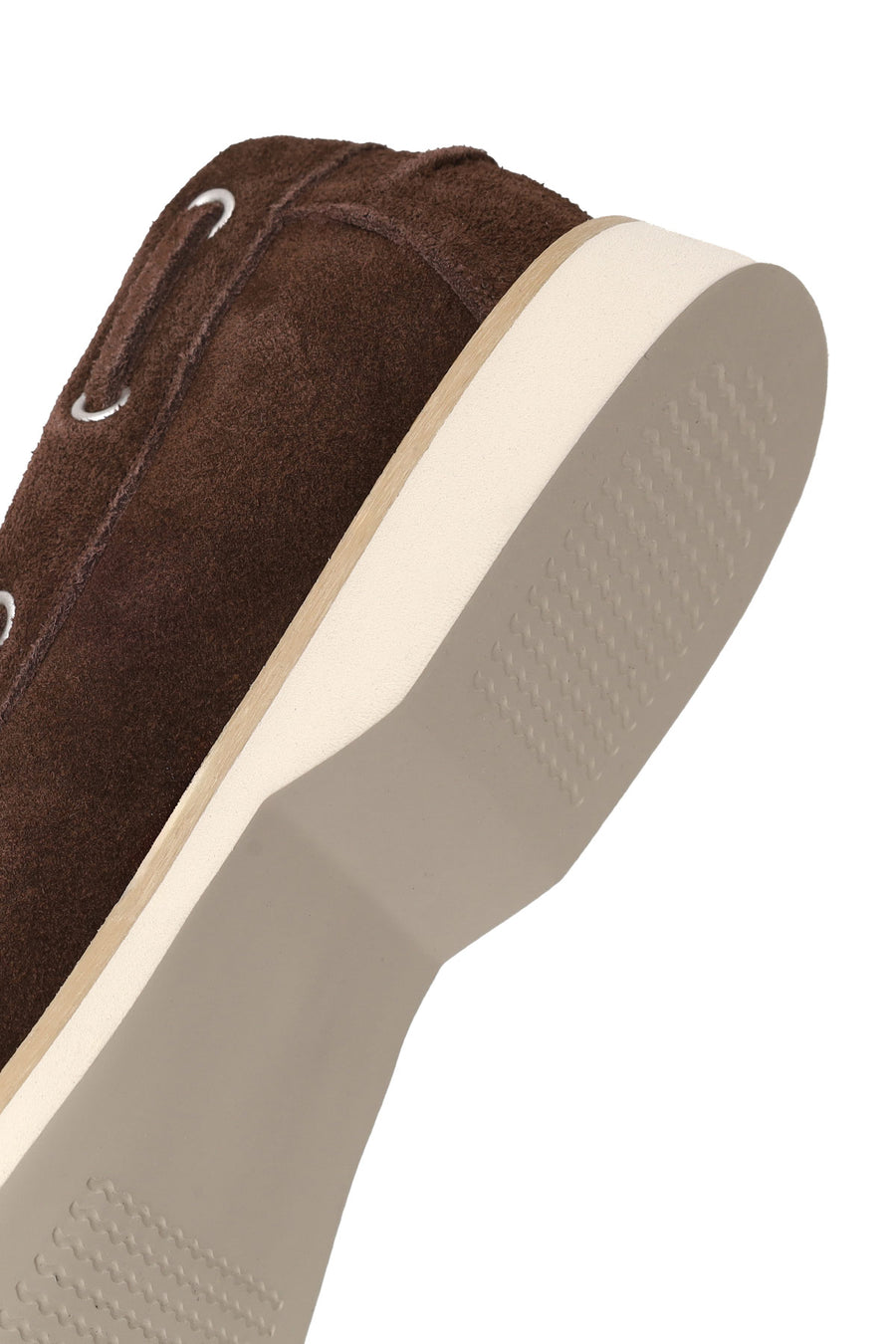 Male Brown Lace-up Suede Casual Shoes