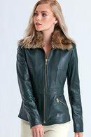 Karen Women's Leather Jacket | Derimod