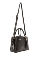 Women's Gray Long Strap Crocodile Handbag | Derimod