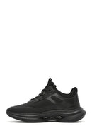 Erkek Siyah Kalın Tabanlı Bağcıklı Kumaş Sneaker | Derimod