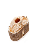 Women's Gold Stone Handbag | Derimod