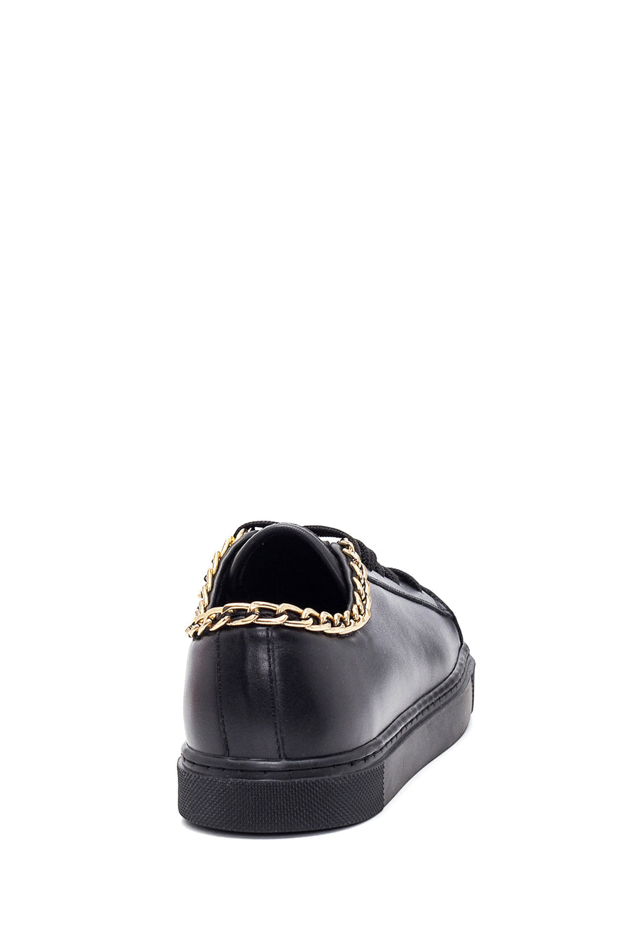 Women's Leather Chain Sneaker