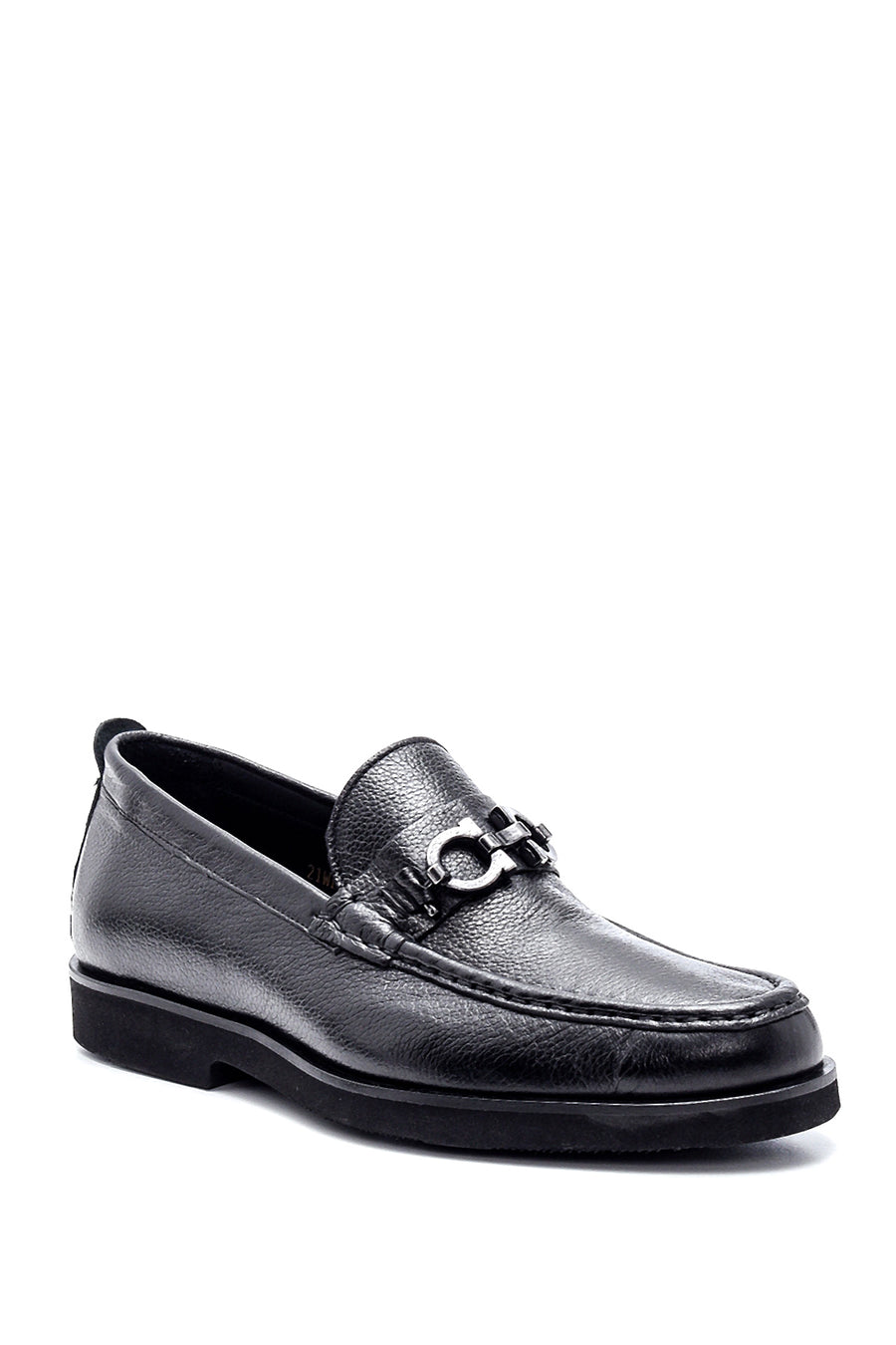 Men's Leather Buckle Loafer