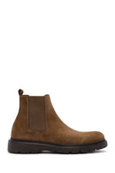 Men's Mink Suede Leather Chelsea Boots | Derimod