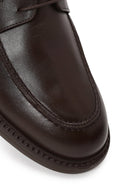 Male Brown Lace-Up Leather Casual Shoes | Derimod