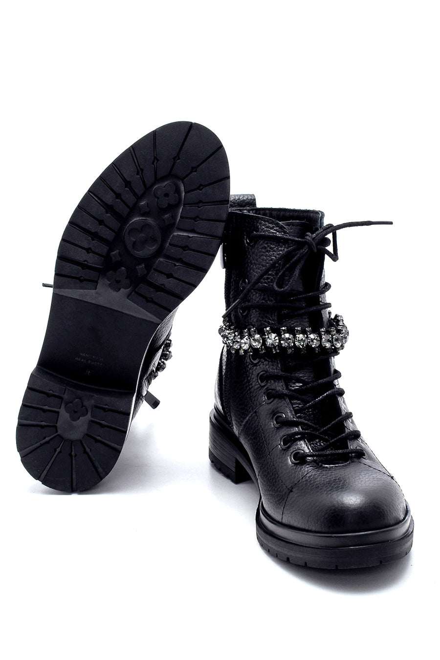 Women's Leather Stone Boots