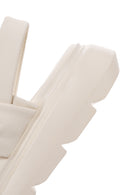 Women's Cream Thick Soled Sandals | Derimod