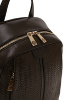 Woman Khaki Printed Casual Backpack | Derimod