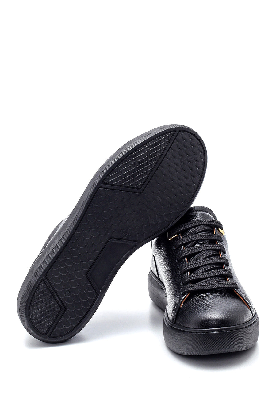 Kadın Deri Baskılı Sneaker