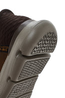 Skechers Men's Brown Garza Gervin Leather Sneaker | Derimod