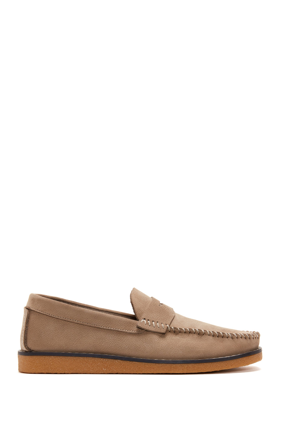 Erkek Bej Deri Casual Loafer 22SFD6816V3 | Derimod