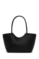 Woman Black Printed Shoulder Bag | Derimod