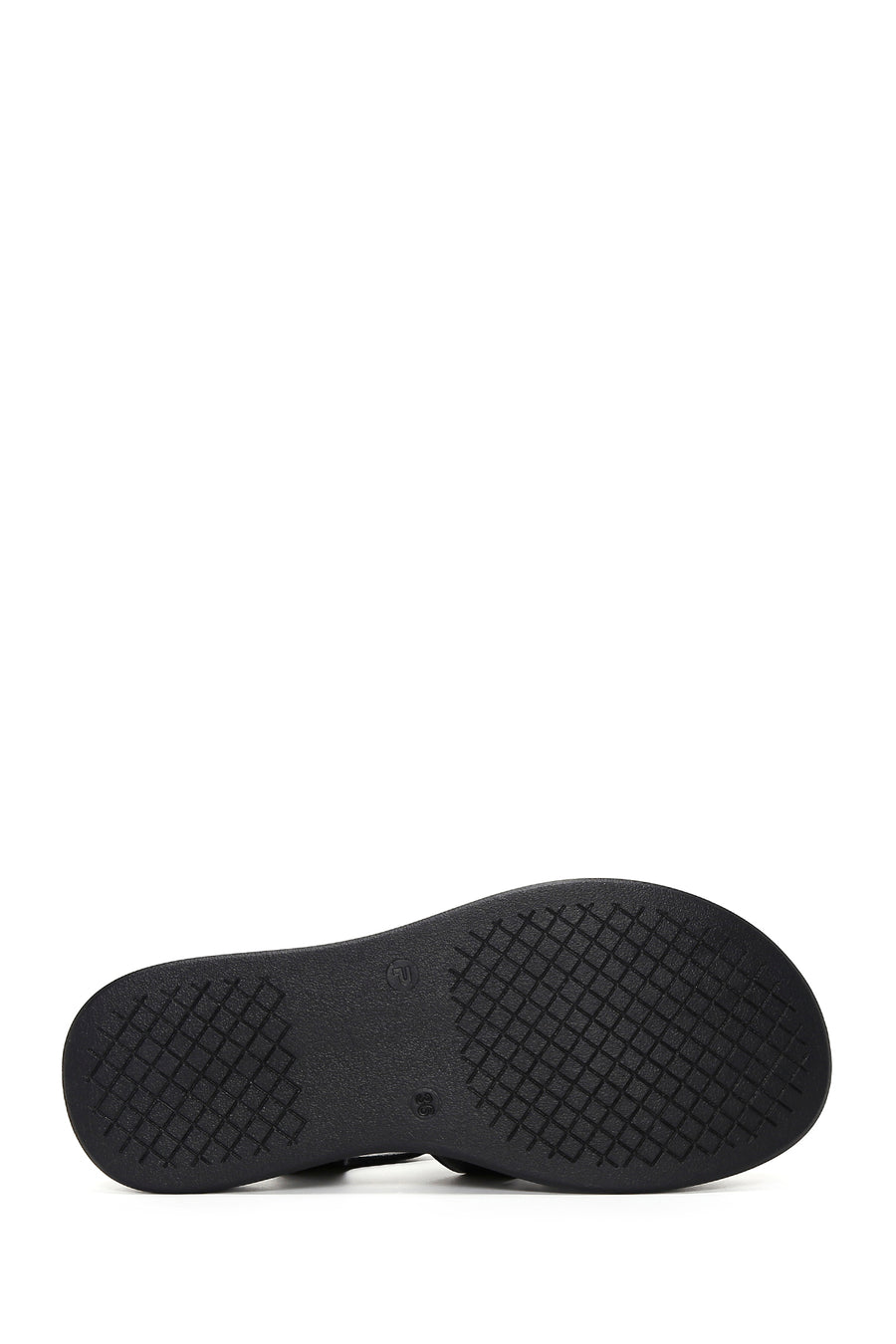 Women's Black Ankle Strap Leather Comfort Sandals