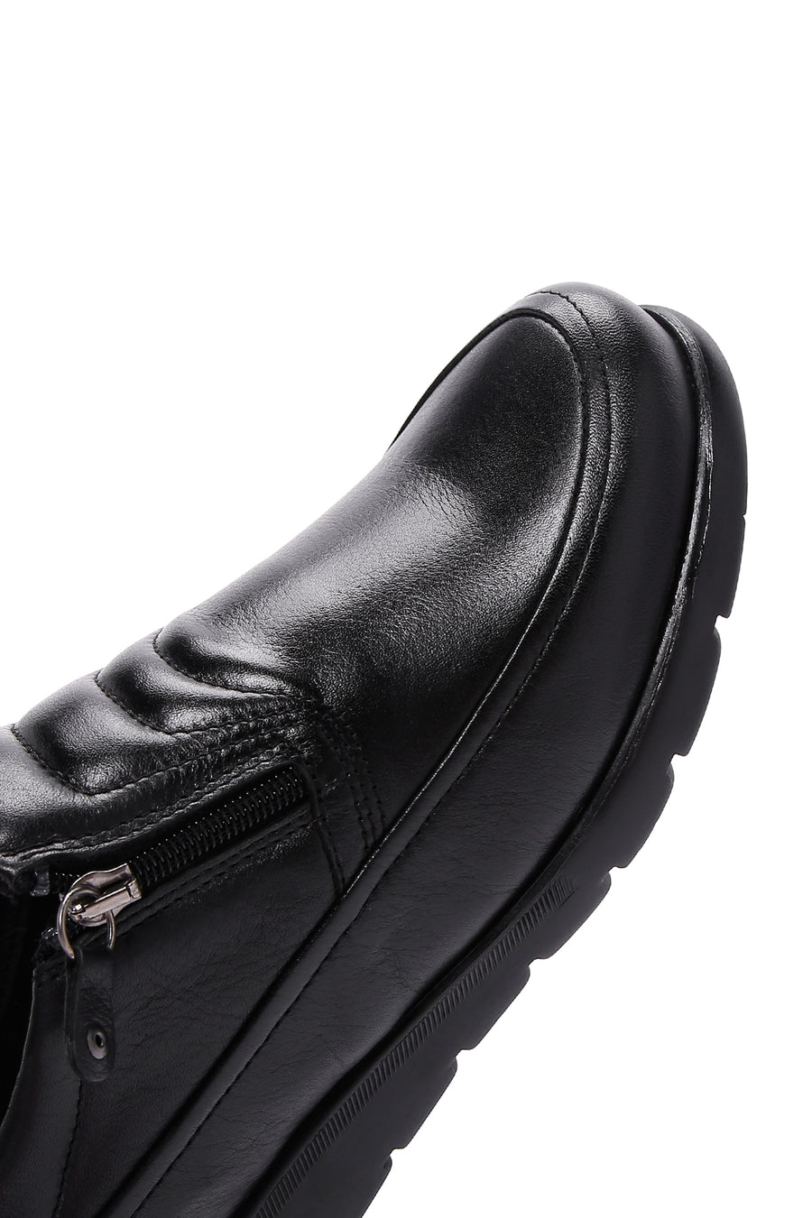 Kadın Siyah Deri Comfort Casual Ayakkabı