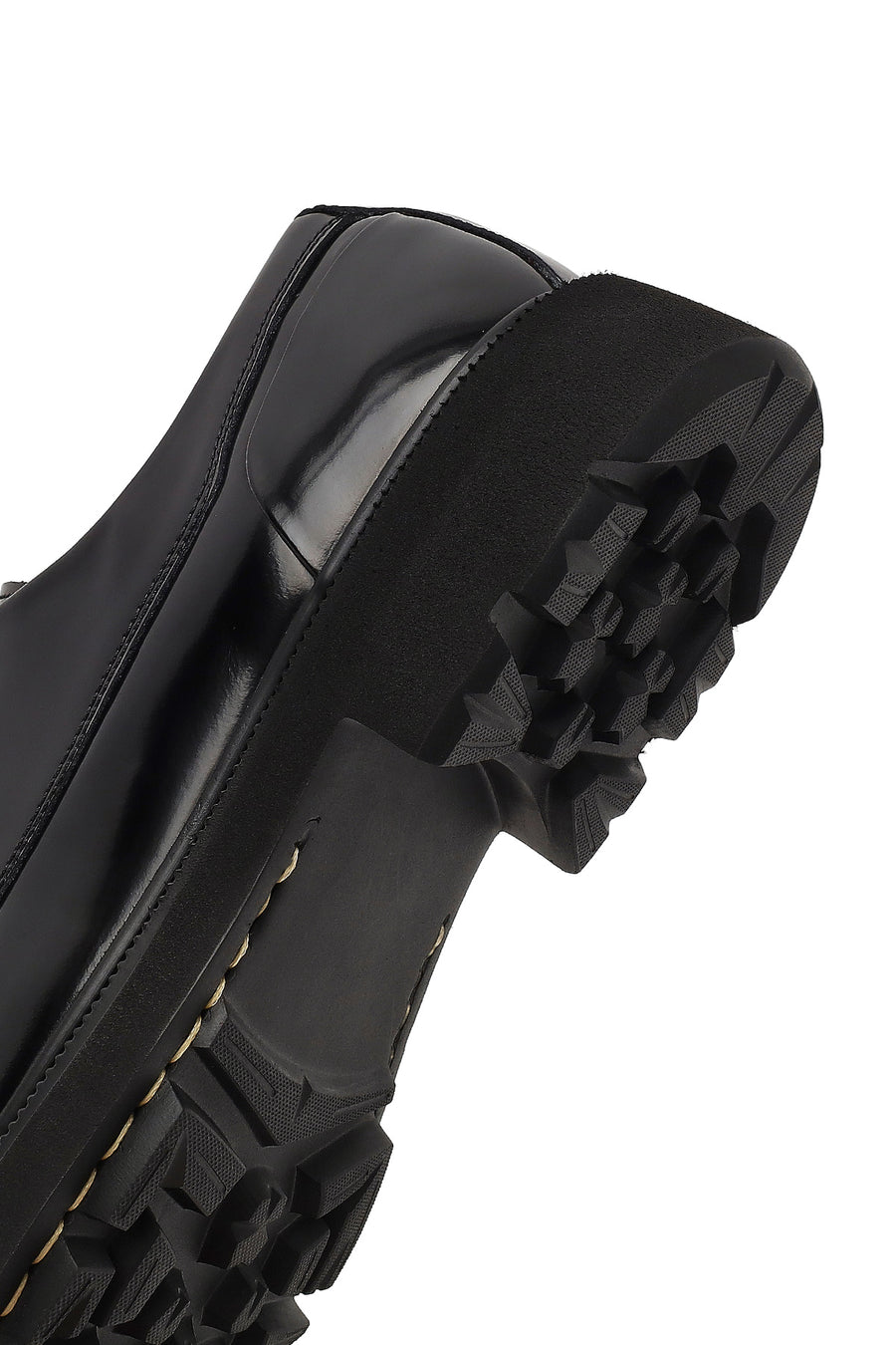 Men's Black Lace-up Leather Casual Shoes