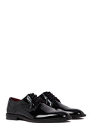 Men's Black Lace-up Patent Leather Classic Shoe | Derimod