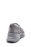 Women's Leather Suede Sneaker | Derimod