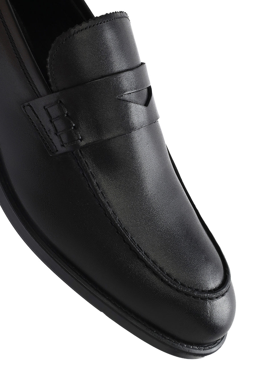
Men's Black Leather Loafer
