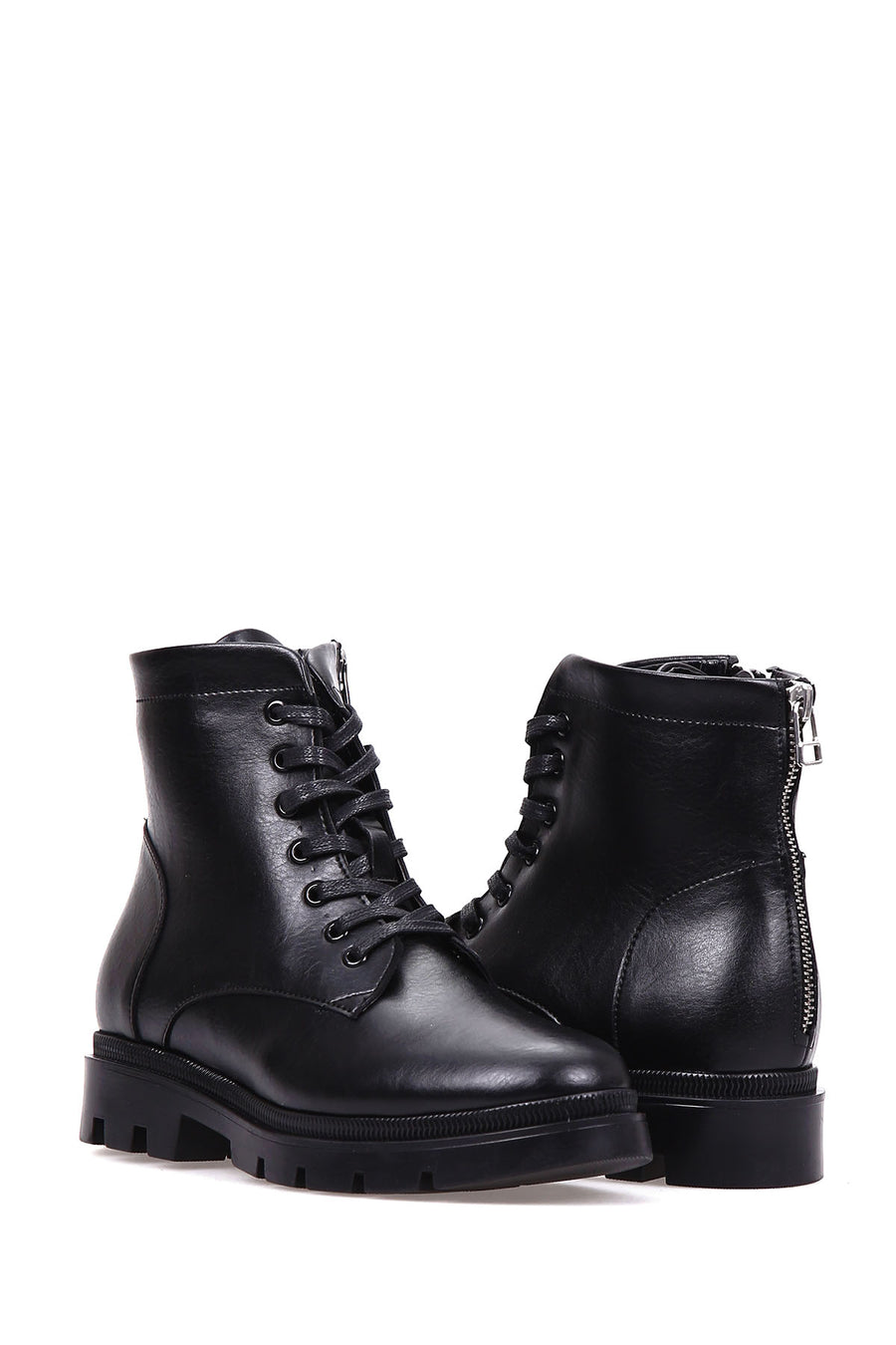 Women's Zipper Detailed Boots