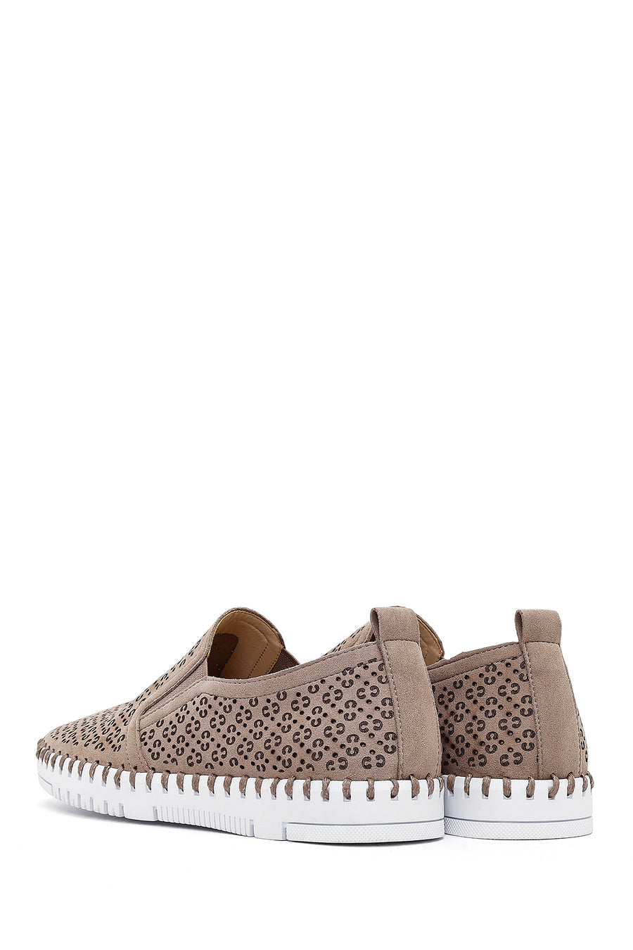 Women's Mink Pattern Fabric Comfort Shoes