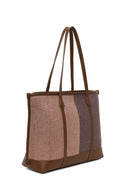 Woman Brown Fabric Shoulder Bag | Derimod