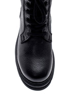 Women's Leather Thick Soled Boots | Derimod