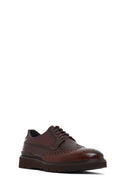 Men's Brown Lace Up Leather Casual Shoes | Derimod