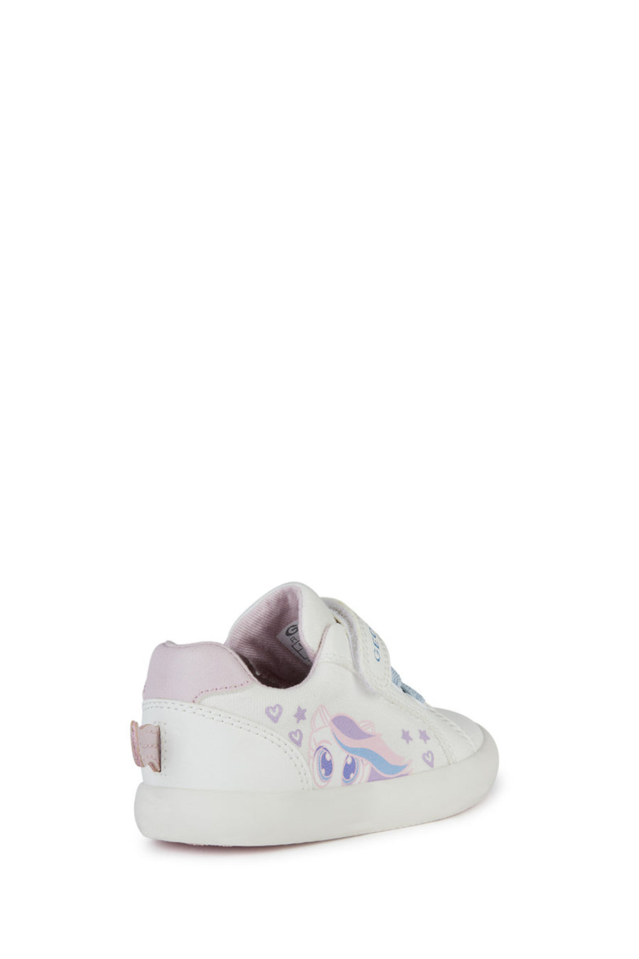 Geox Kız Bebek Beyaz Multy Bantlı Kumaş Sneaker