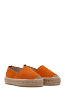 Women's Orange Wicker Sole Espadrille | Derimod