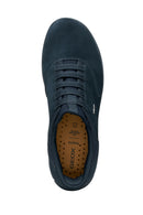 Geox Men Navy U Nebula 2.0 Plus Lace-Up Leather Casual Shoes | Derimod