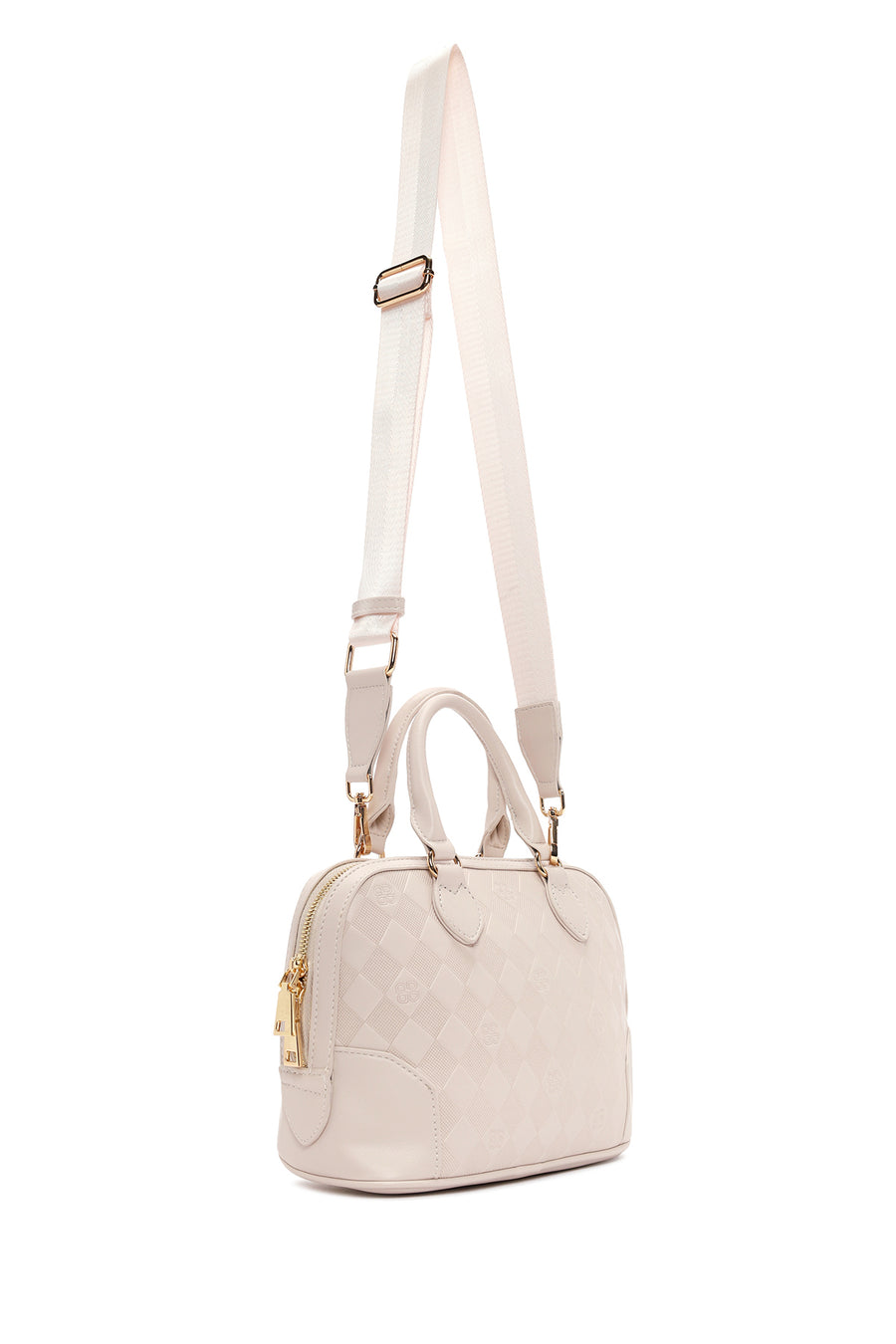 Women's Cream Long Strap Crossbody Bag