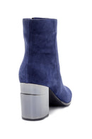 Women's Suede Heel Detailed Boots | Derimod