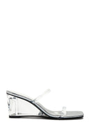 Women's Transparent Heeled Slippers | Derimod