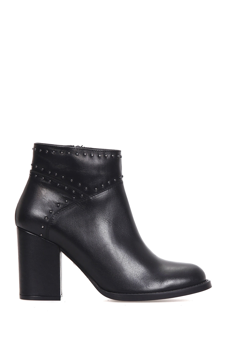 Women's Heeled Leather Boots 18WFD142918 | Derimod