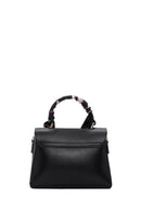 Woman Black Long-Handled Shoulder Bag with Accessory | Derimod