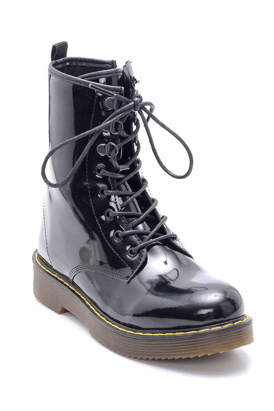Women's Patent Leather Boots 20WFE227116 | Derimod