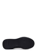 Woman Black Thick-Soled Leather Comfort Shoes | Derimod