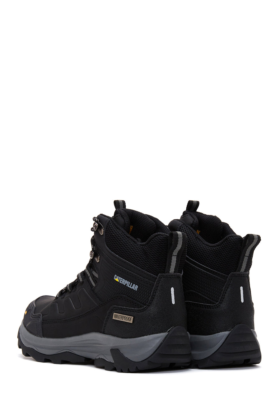 Caterpillar Women's Black Leather Waterproof Outdoor Boots
