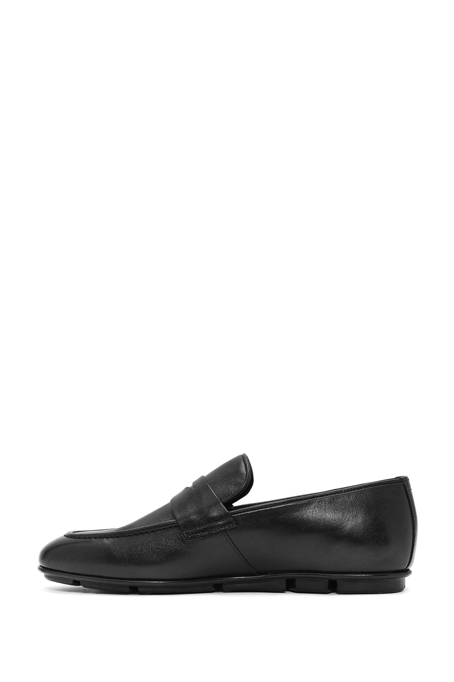 
Men's Black Leather Loafer
