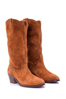 Women's Suede Leather Boots | Derimod