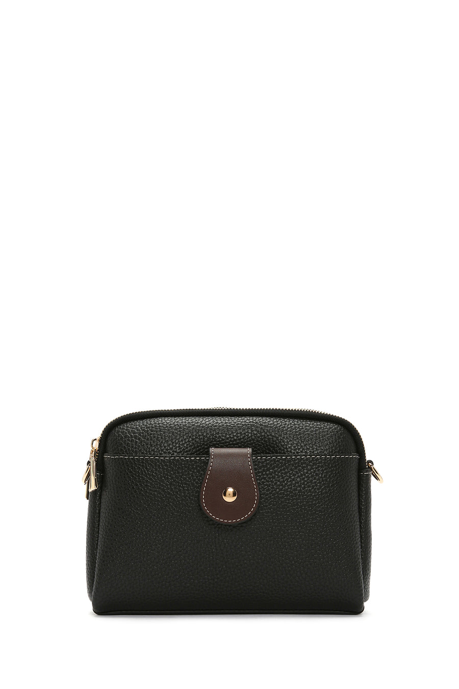 Women's Black Long Strap Crossbody Bag